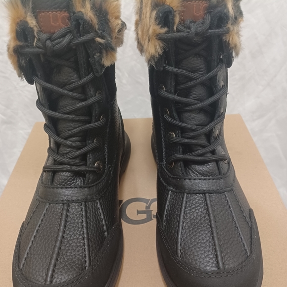 UGG Women's Adirondack III Panther Waterproof Cold Weather Boots (Butterscotch) - Picture 4 of 10